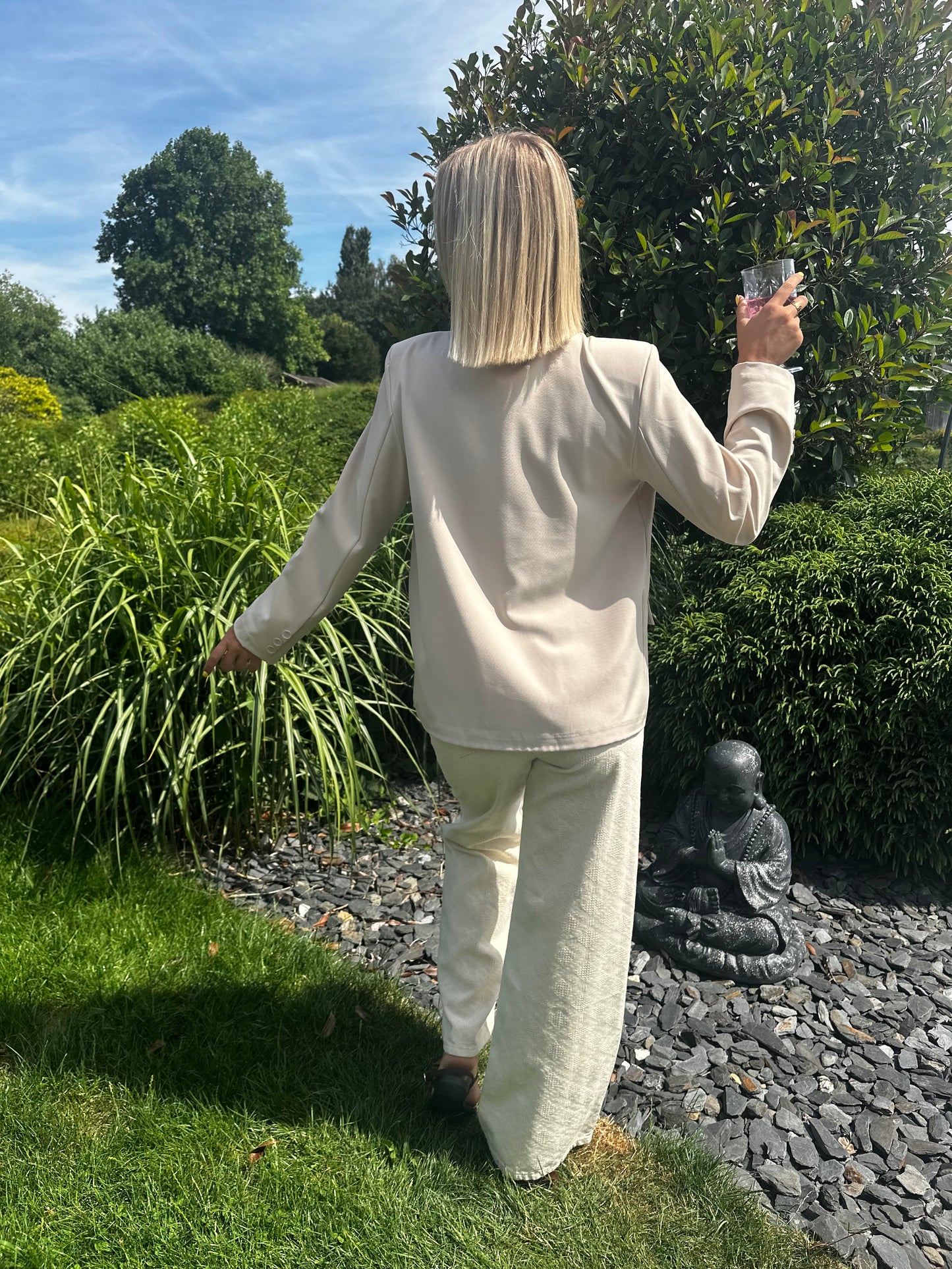 Blazer « Asymétrique » Beige