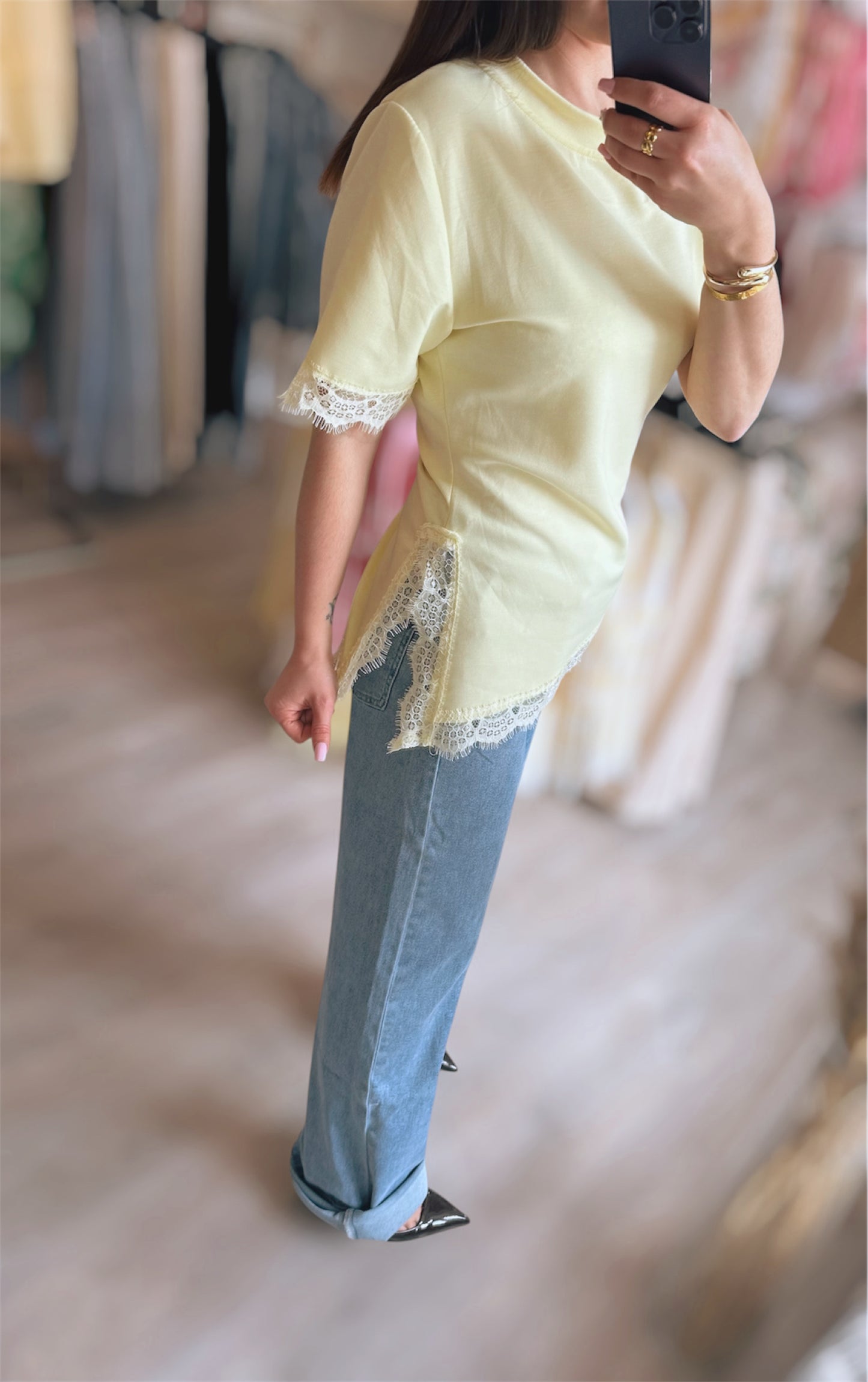 Blouse Aurélie- Jaune