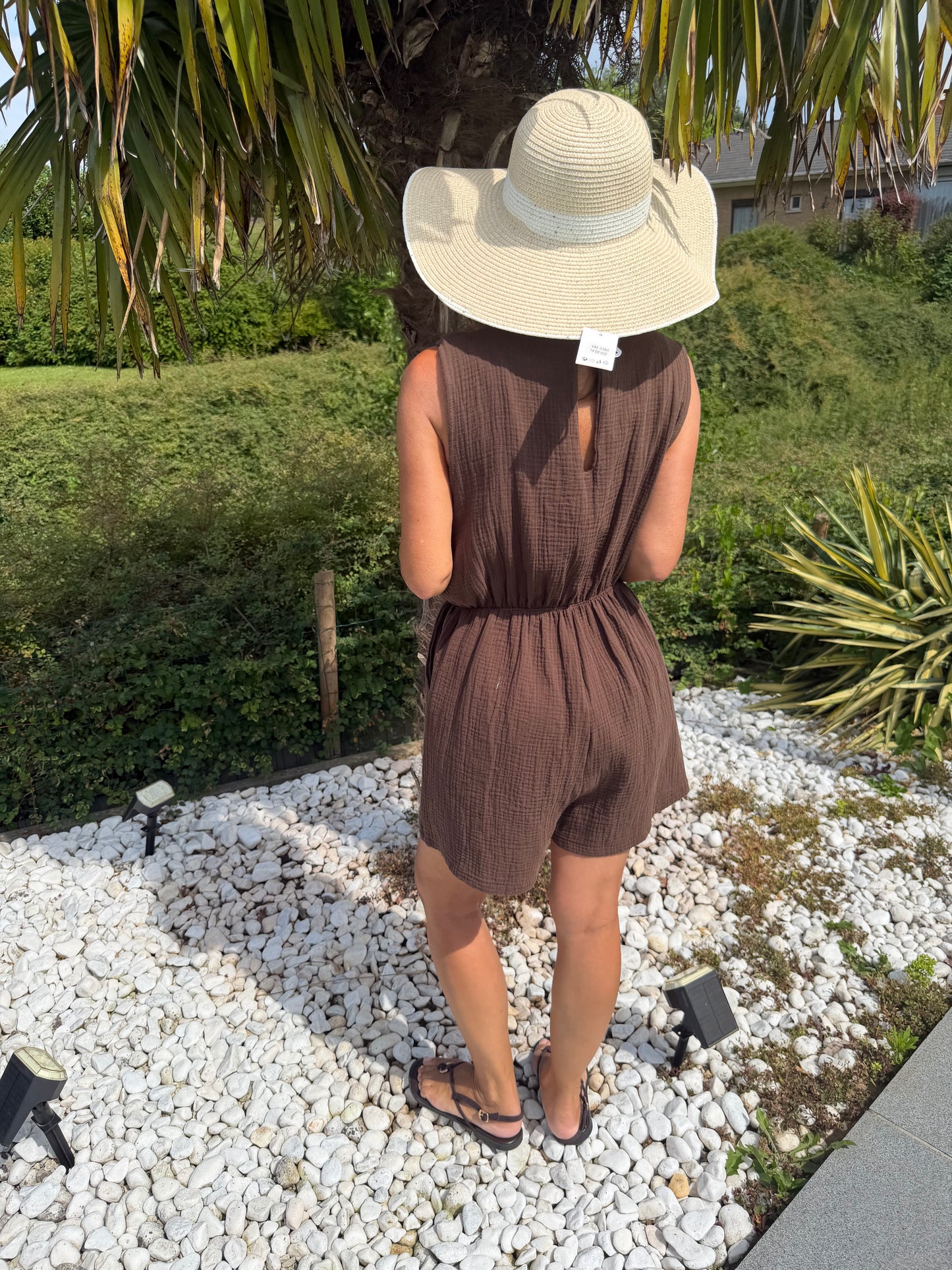 Combi short « gaz » choco