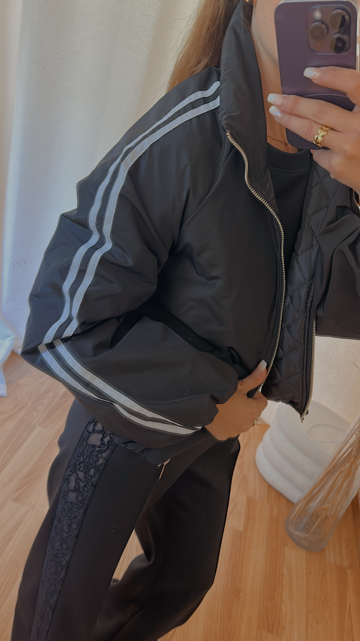 Veste inspi  « Adi » Noir