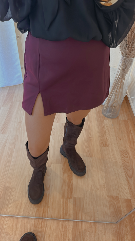 Jupe « Short  » Bordeaux