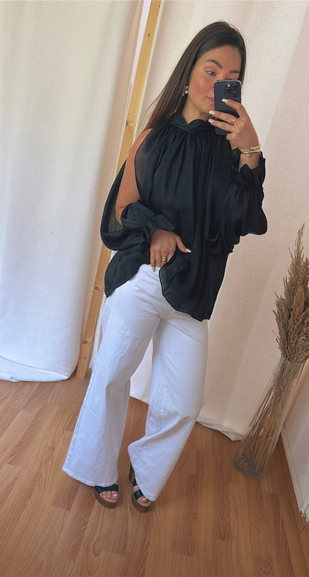 Blouse Ambre - Noir
