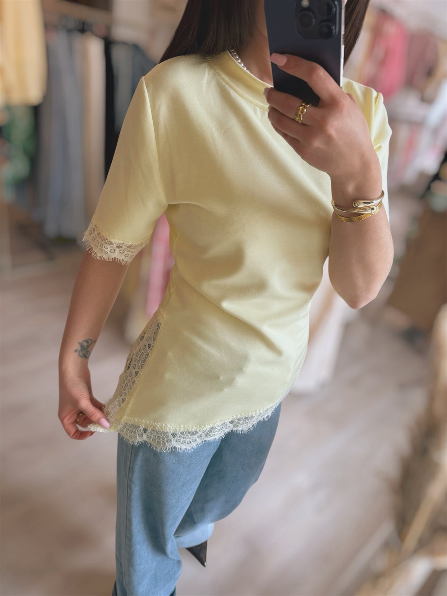Blouse Aurélie- Jaune