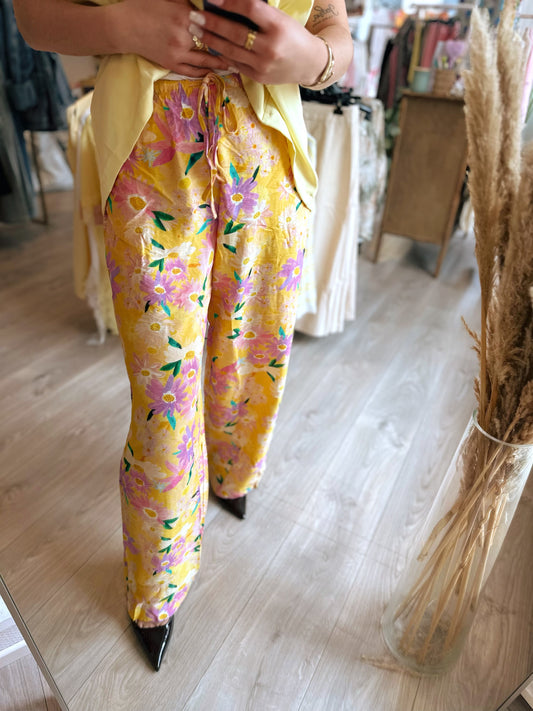 Pantalon Fleuri Kelly