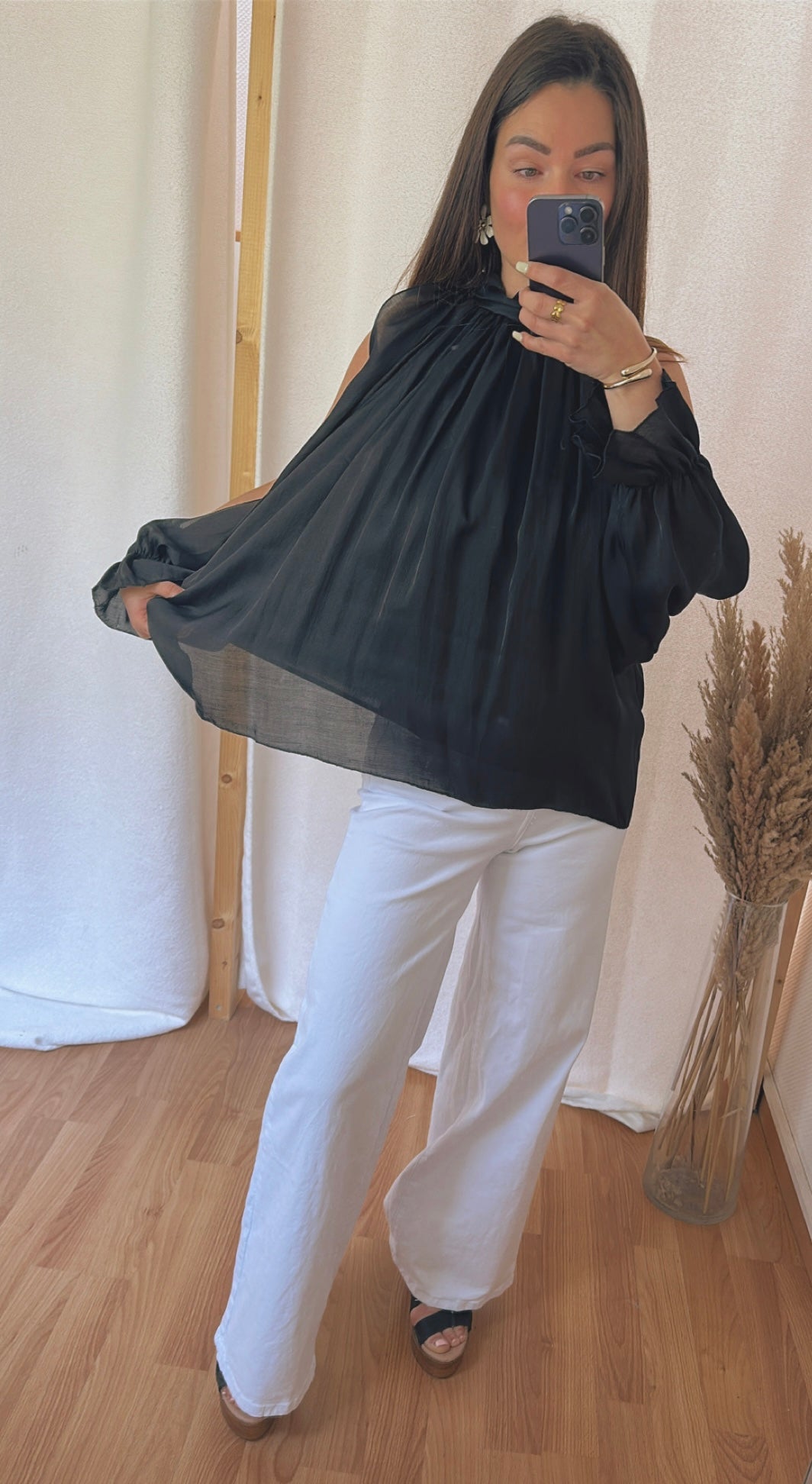 Blouse Ambre - Noir