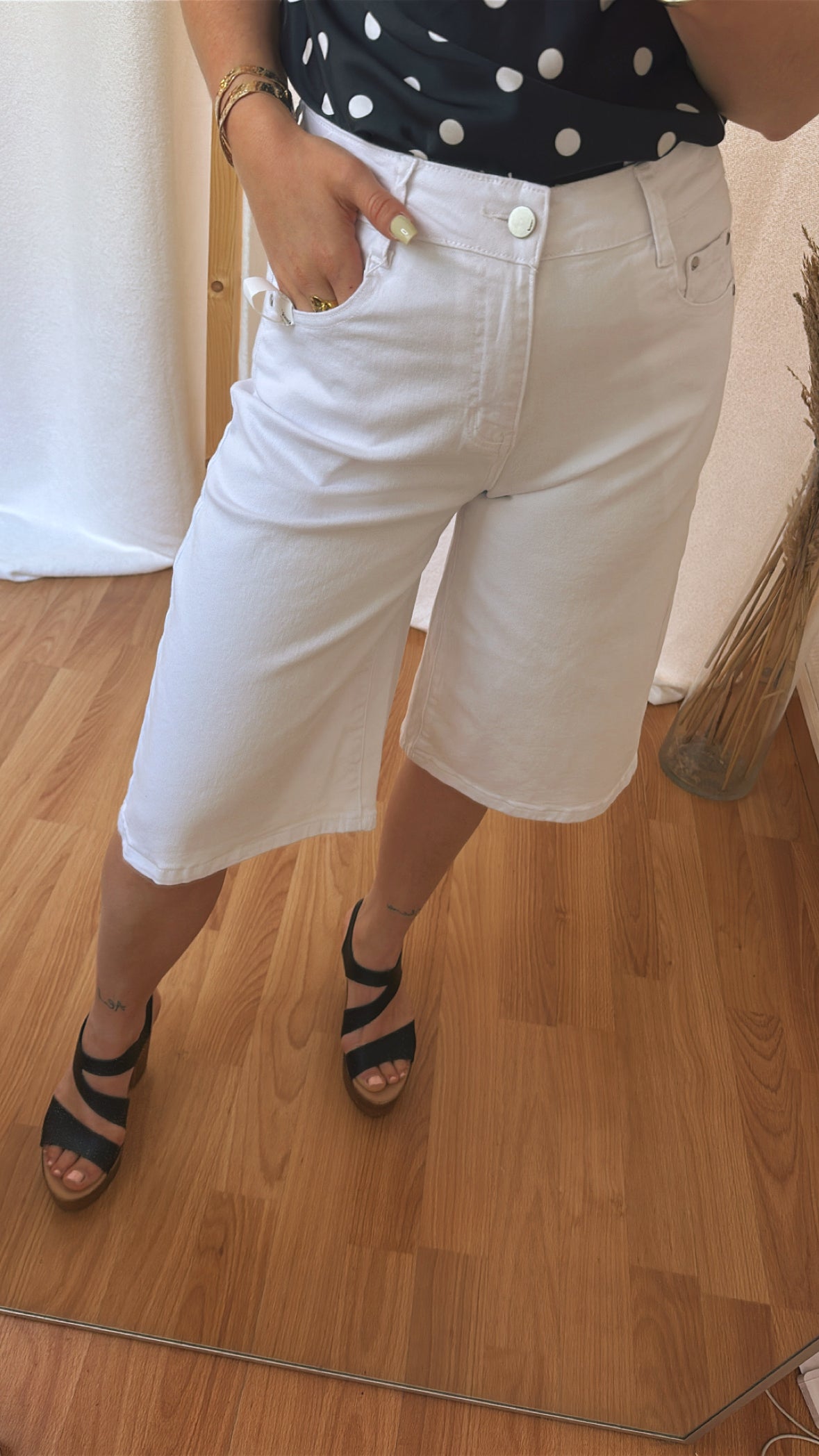 Bermuda blanc