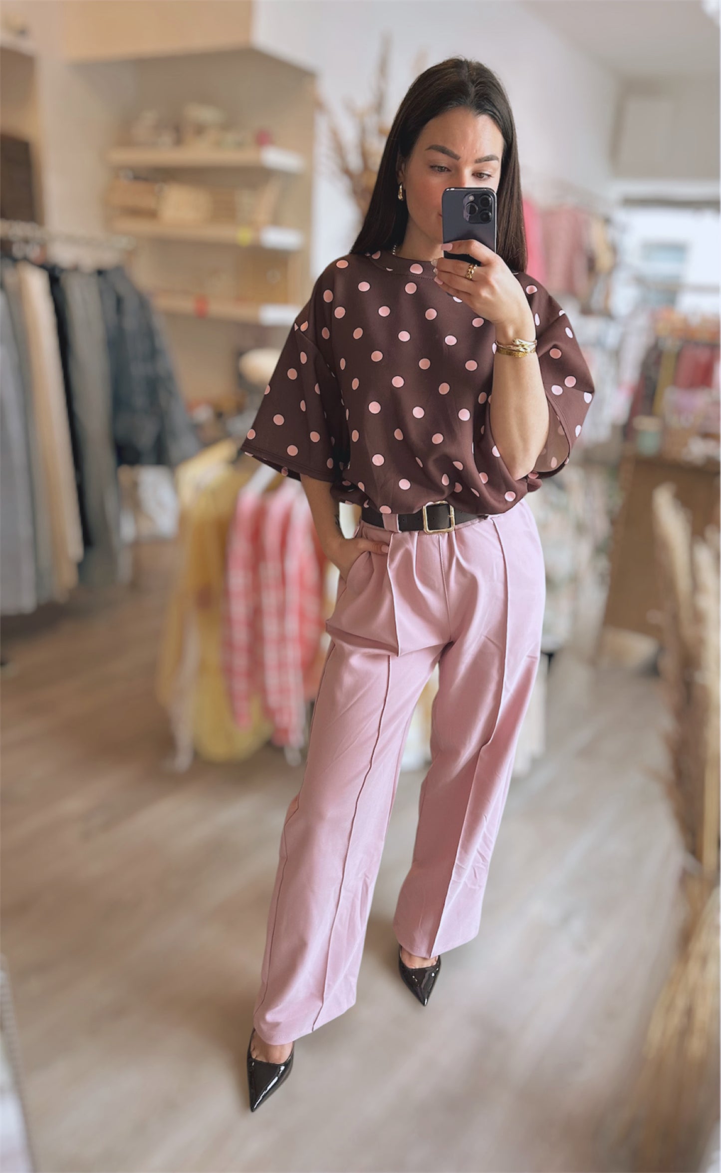 Pantalon Chloé - Rose