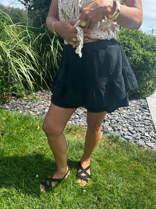 Jupe - short « Gaz » noir