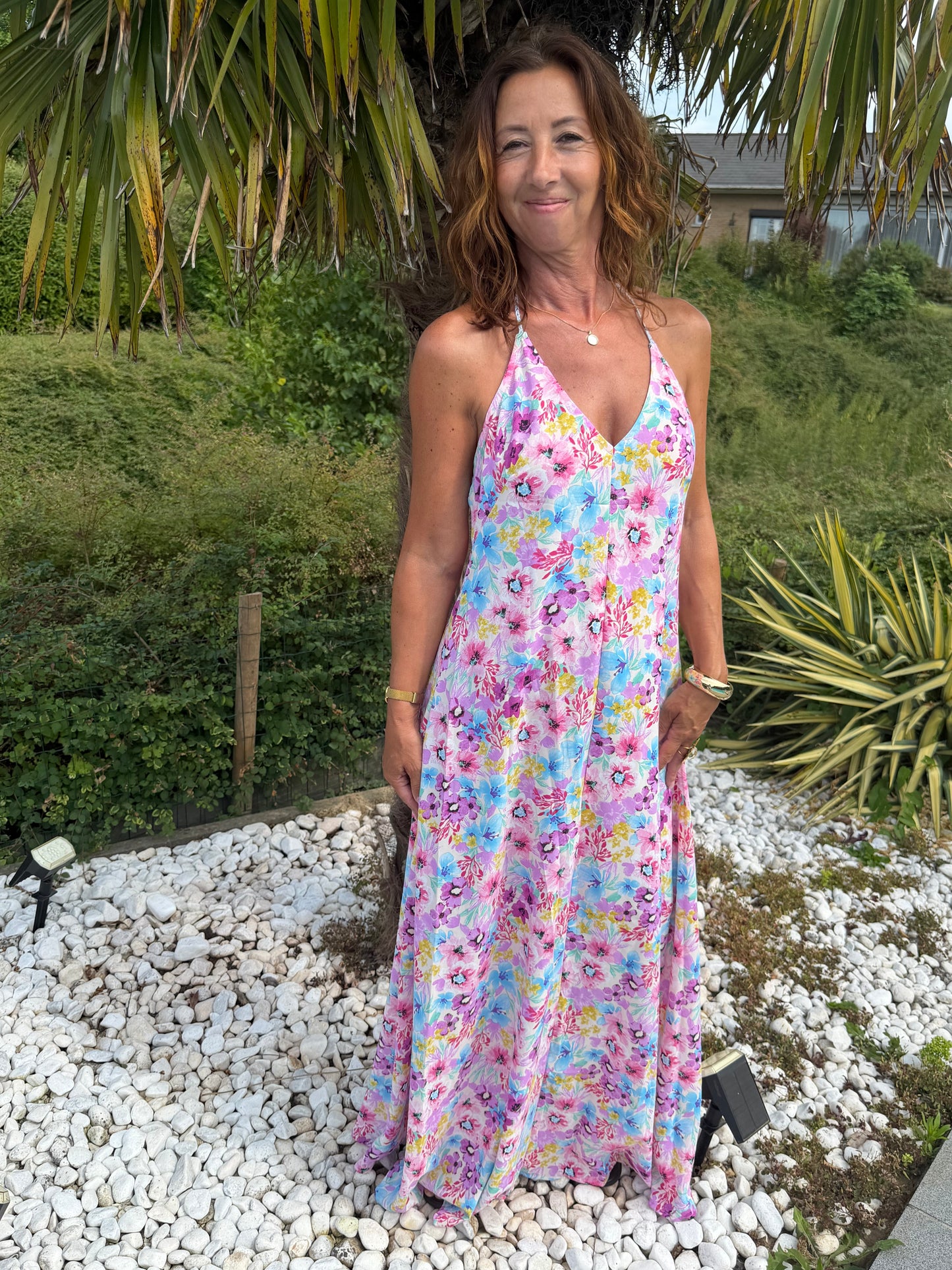 Robe « Franka » violette