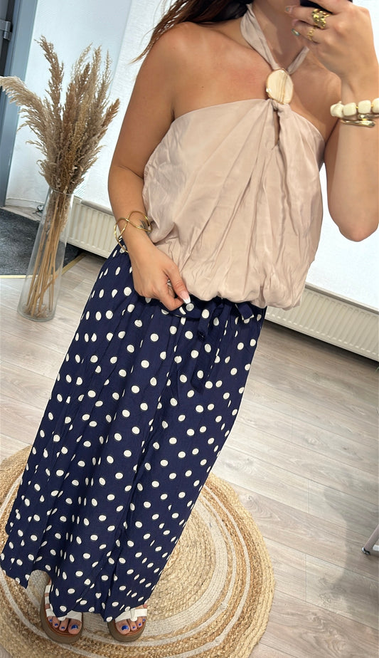Top « boule » Beige